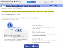 Tablet Screenshot of indianaonlineacademy.org